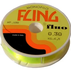 Vesuna Nylon Mouche Fling - Jaune Fluo * Fils Mouche