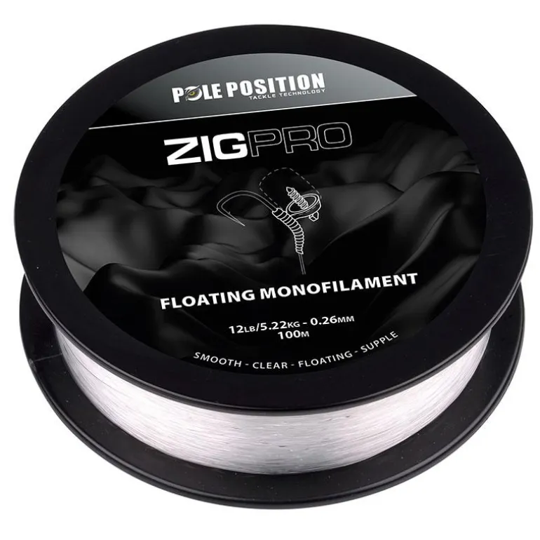 Nylon Pole Position Zig Pro Clear - 100M