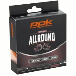 Rok Fishing Nylon Allround Monofilament Brown - 300M * Fils - Tresses Carpe
