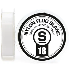 Sempe Nylon Fluo Blanc * Fils Mouche|Fils Truite