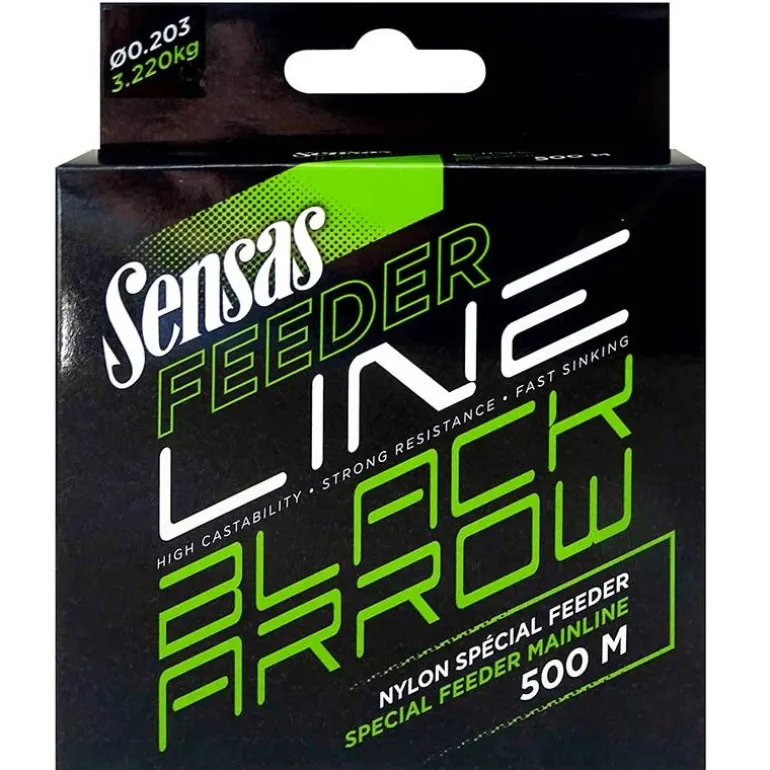 Nylon Sensas Feeder Black Arrow - 500M