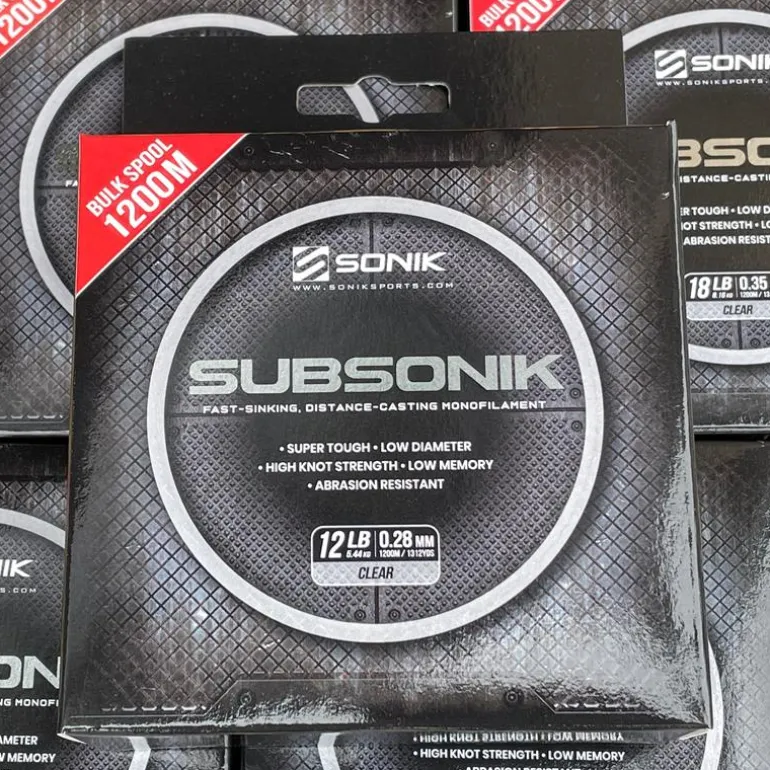 Nylon Sonik Subsonik Mono Clear - 1200M