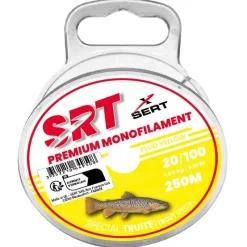 SRT Nylon Special Truite Fluo Jaune - 150M * Fils Truite