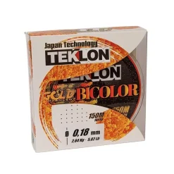 Teklon Nylon Gold Bicolor - 150M * Fils - Tresses - Bdl Carnassier|Tresses - Fils - Bdl Mer