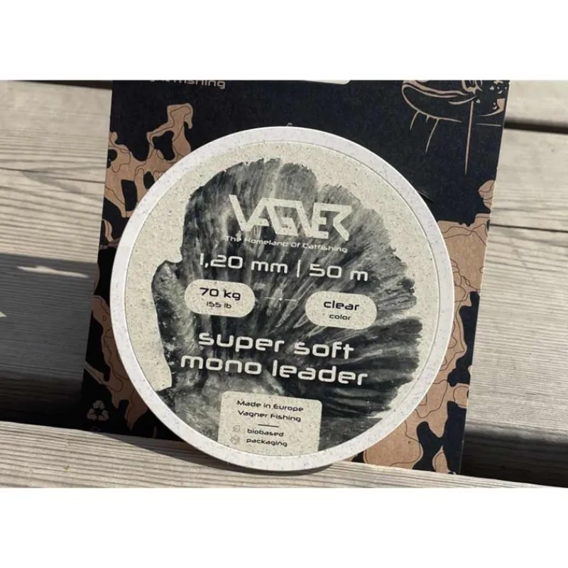 Vagner Nylon Super Soft Mono Leader - 5M * Montage Silure