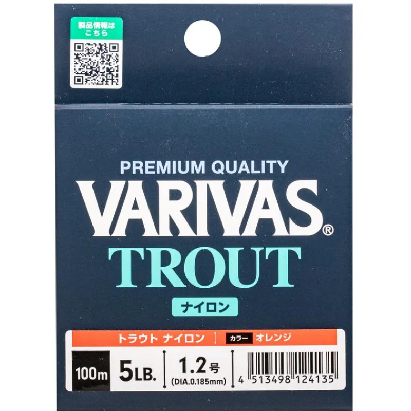 Varivas Nylon Trout Nylon Orange - 100M * Fils Truite