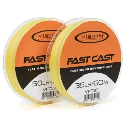 Nylon Vision Fast Cast Flat Running Line - 60M