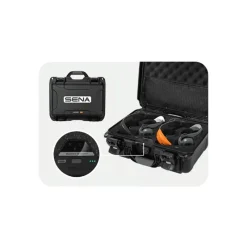 Sena Pack De Quatre Casques Bosun Quad Complets + Valise De Charge * Sécurité & Secours