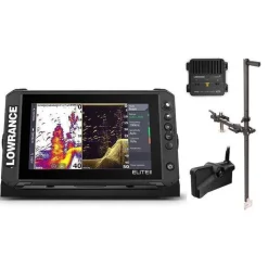 Lowrance Pack Elite Fs9 Active Imaging + Sonde Active Target 2 + Perche De Sonde Amovible 36° Pike’N Bass * Sondeurs & Gps|Sondeurs & Gps