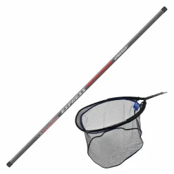 Garbolino Pack Manche + Tête D'épuisette Express Carp Put-Over Net + Express Carp * Epuisettes - Bourriches