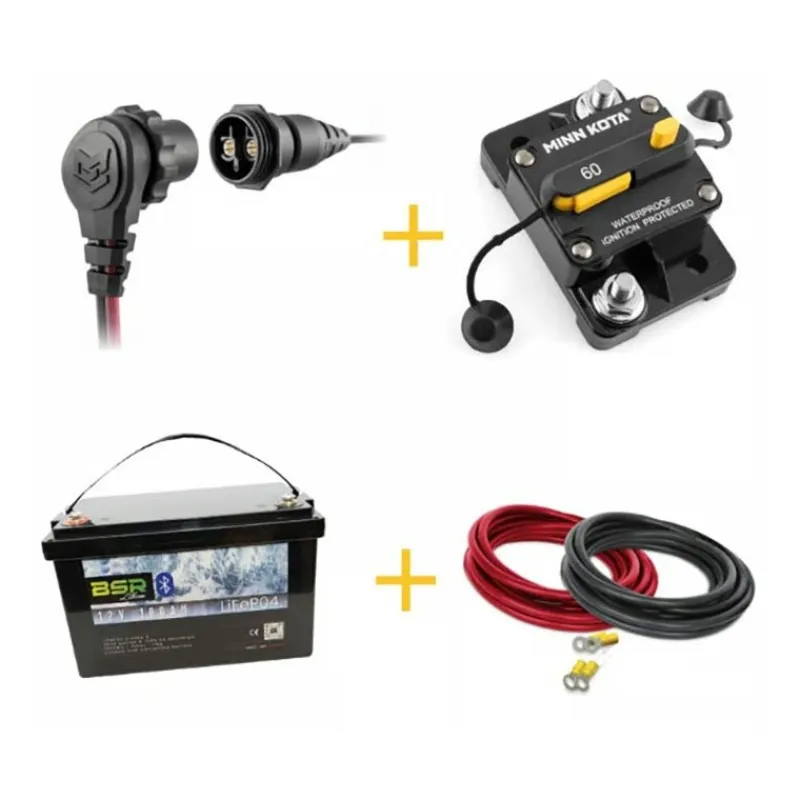 Minn Kota Pack Pour Installation Moteurs Électrique Montage Avant 55Lbs Eaux Douces * Batteries & Chargeurs