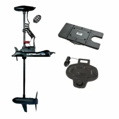 Haswing Pack Moteur Cayman B 55Lbs + Pédale De Direction Et Plaque Quick Release * Moteurs Électriques Bateau