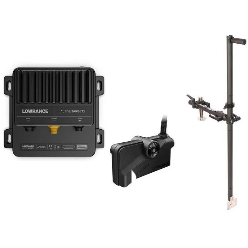 Lowrance Pack Sonde Active Target 2 + Perche De Sonde Amovible 36° Pike’N Bass * Sondeurs & Gps|Sondeurs & Gps