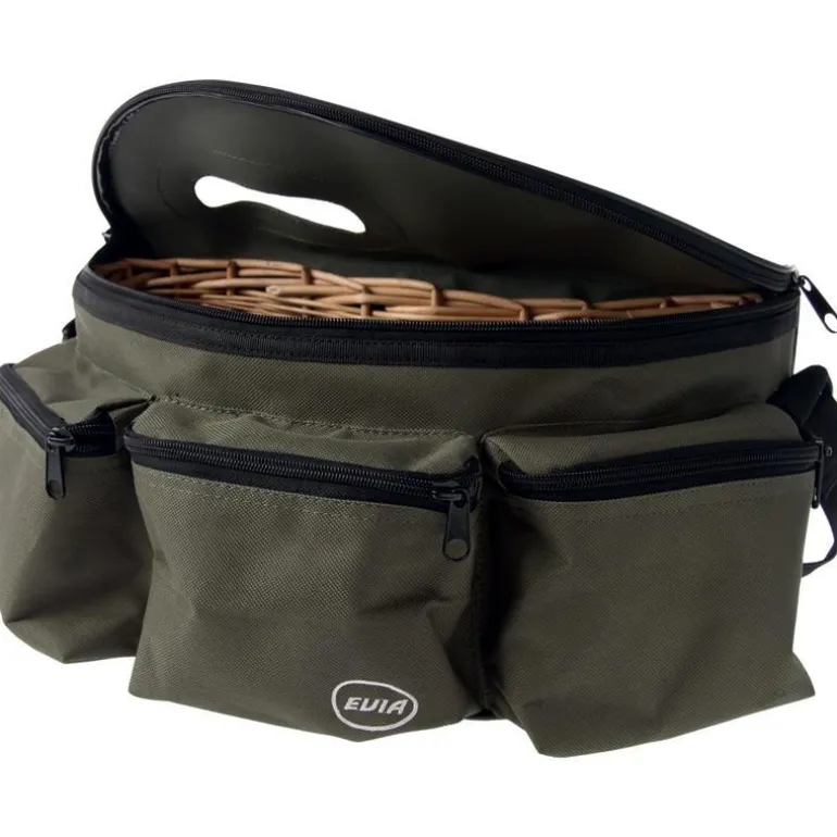 Panier Evia Toile Et Osier