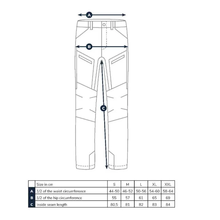 Pantalon Homme Adventer & Fishing Impregnated Trousers - Gris/Noir