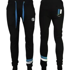 Pantalon Homme Hot Spot Design Hsd With Piquet Stripes Blue - Noir