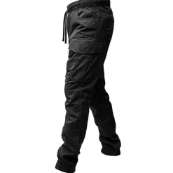 Kumu Pantalon Homme Cargo Pants Utility - Noir * Pantalons, Salopettes & Shorts