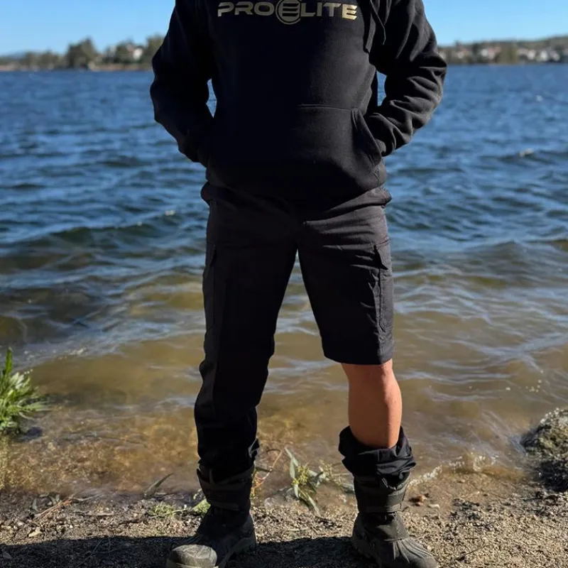 Pro Elite Baits Pantalon Homme Multi-Poches Amovible Pro - Noir * Pantalons, Salopettes & Shorts
