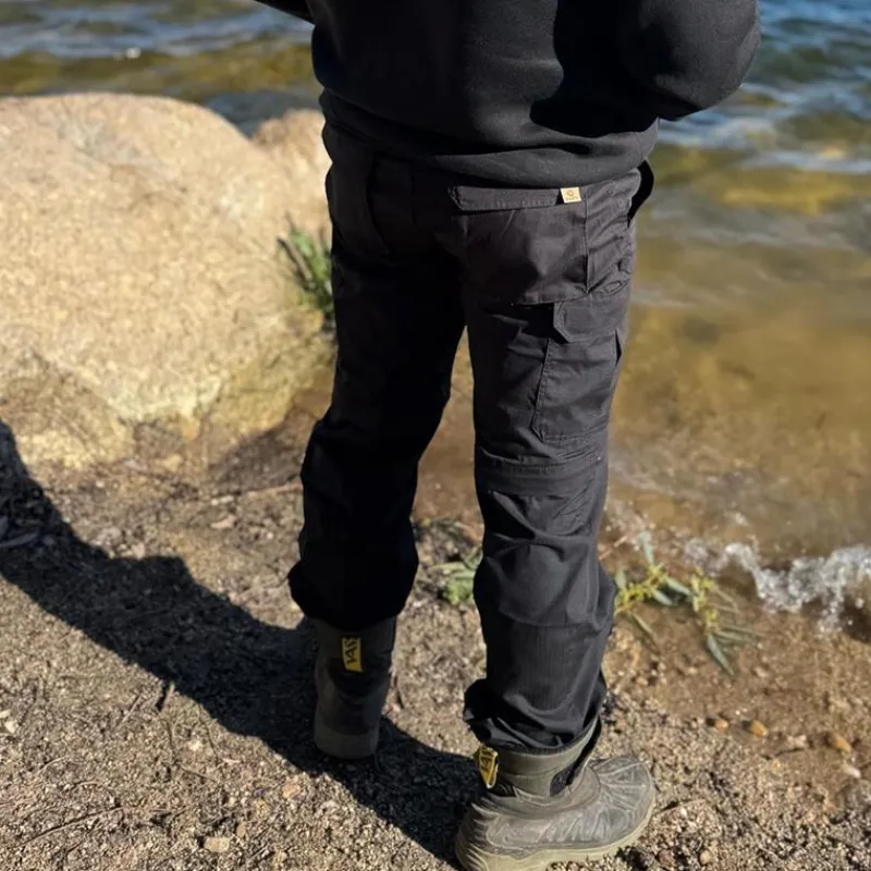 Pro Elite Baits Pantalon Homme Multi-Poches Amovible Pro - Noir * Pantalons, Salopettes & Shorts