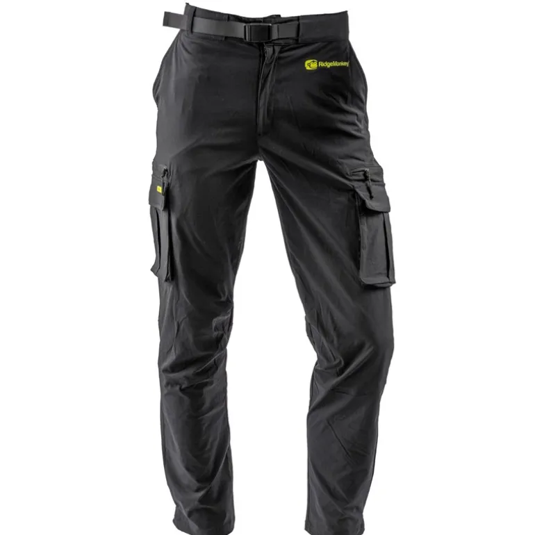 Pantalon Homme Ridge Monkey Apearel Lightweight Classic Cargo Trousers - Noir