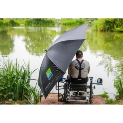 Preston Innovations Parapluie Inception Fibreglass Flatback Brolly 50” * Stations - Paniers Sièges|Parapluies