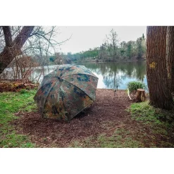 Zebco Parapluie Flecktarn Brolly - Camo * Parapluies