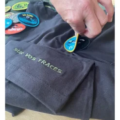 Sur vos traces Patch Personnalisé - Collection Big Gamer * Bonnets, Tours De Cou & Gants|Cadeaux & Décoration