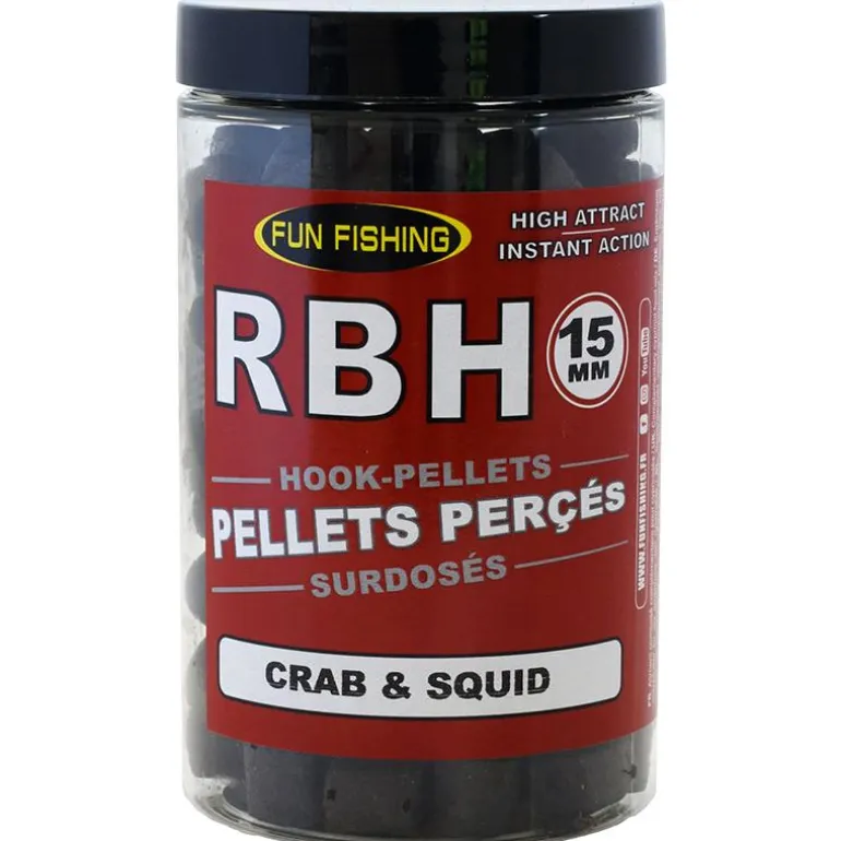 Pellets Perçés Fun Fishing Rbh Surdosés