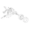 Peerless Bam Pieces Detachees Pour Moulinet Truite Ritma 72 D Et 73 D * Moulinets Truite