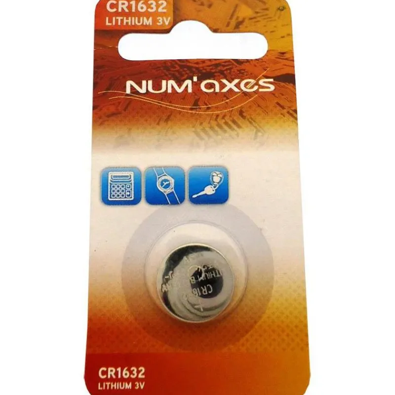 Numaxes Pile Lithium 3V Cr1632 * Détection