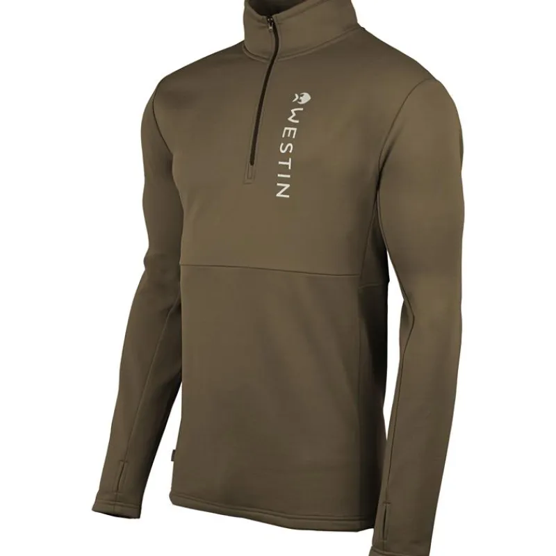 Westin Polaire Homme Energy Midlayer 1/2 Zip - Vert * Sweats & Polaires