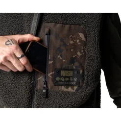Nash Polaire Sans Manche Homme Zero Tolerance Sherpa Fleece Reversible Body Warmer - Camo * Sweats & Polaires