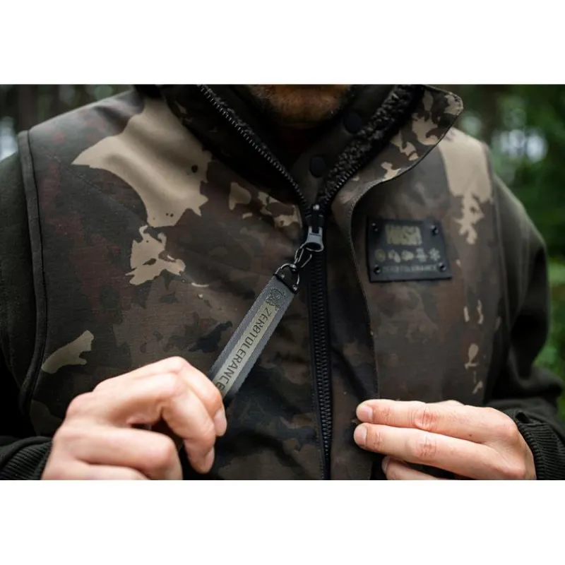 Nash Polaire Sans Manche Homme Zero Tolerance Sherpa Fleece Reversible Body Warmer - Camo * Sweats & Polaires