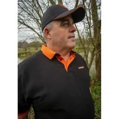 Sonubaits Polo Homme - Noir/Orange * T-Shirts, Polos & Chemises