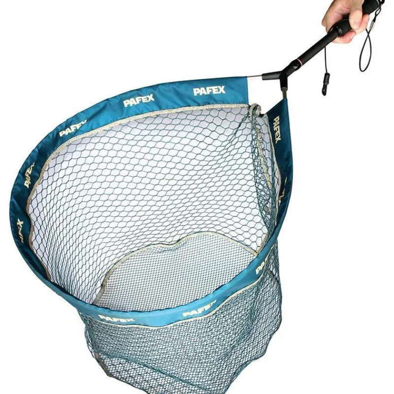 Pafex Épuisette Flynet Manche Carbone Poignée Mousse Eva + Filet Anti-A Flottante * Epuisettes
