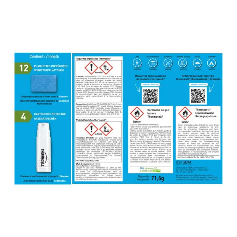 Thermacell Recharge 48H Pour Lanterne * Bivouac
