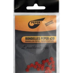 Plastilys Rondelle Silicone ”Stop-Vif” Peper - Par * Montage Ligne|Petit Matériel