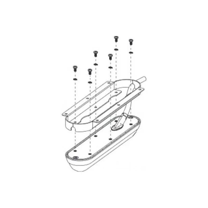 Lowrance Sabot De Montage A Visser Pour Sonde Ta Structure Scan 3D Flush * Equipements Bateau & Annexe