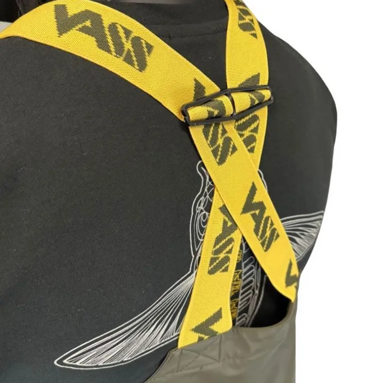 Salopette Homme Vass Team Vass 220 Unlined Bib & Brace Waterproof - Kaki