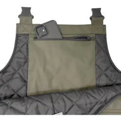 Vass Salopette Homme Team 220 Winter Lined Bib & Brace Waterproof - Kaki * Pantalons, Salopettes & Shorts