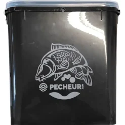 Pecheur.com Seau Appats Avec Couvercle Pecheur * Bagagerie Carpe