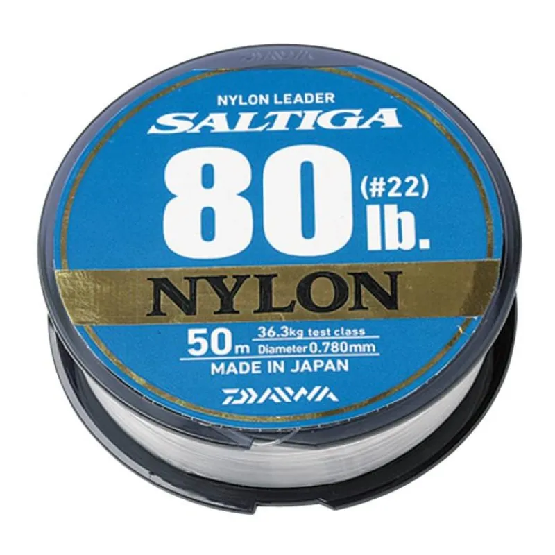 Daiwa Shockleader Saltiga Nylon Leader * Tresses - Fils - Bdl Mer