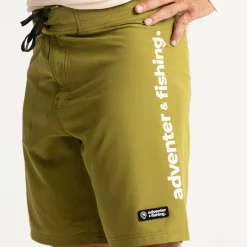 Adventer & Fishing Short Homme Trol - Olive * Pantalons, Salopettes & Shorts