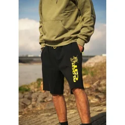 Black Cat Short Homme Jogger Shorts - Noir * Pantalons, Salopettes & Shorts