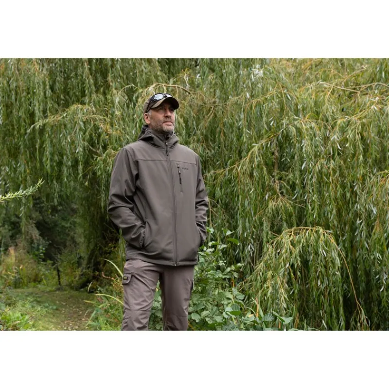Avid Carp Softshell Homme Thermite Softshell Jacket - Kaki * Vestes De Pêche|Sweats & Polaires