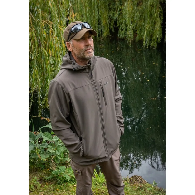 Avid Carp Softshell Homme Thermite Softshell Jacket - Kaki * Vestes De Pêche|Sweats & Polaires