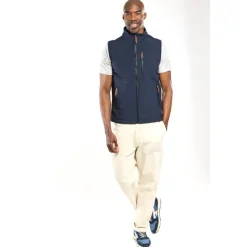 Bermudes Softshell Sans Manche Homme Seasalt - Navy * Sweats & Polaires