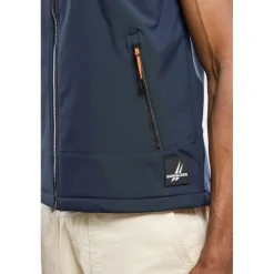 Bermudes Softshell Sans Manche Homme Seasalt - Navy * Sweats & Polaires