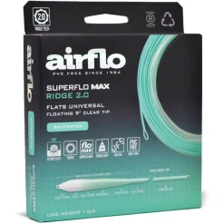 Airflo Soie Mouche Superflo Max Ridge 2. Flats Universal Clear Tip Fly Line * Soies Mouche - Backing
