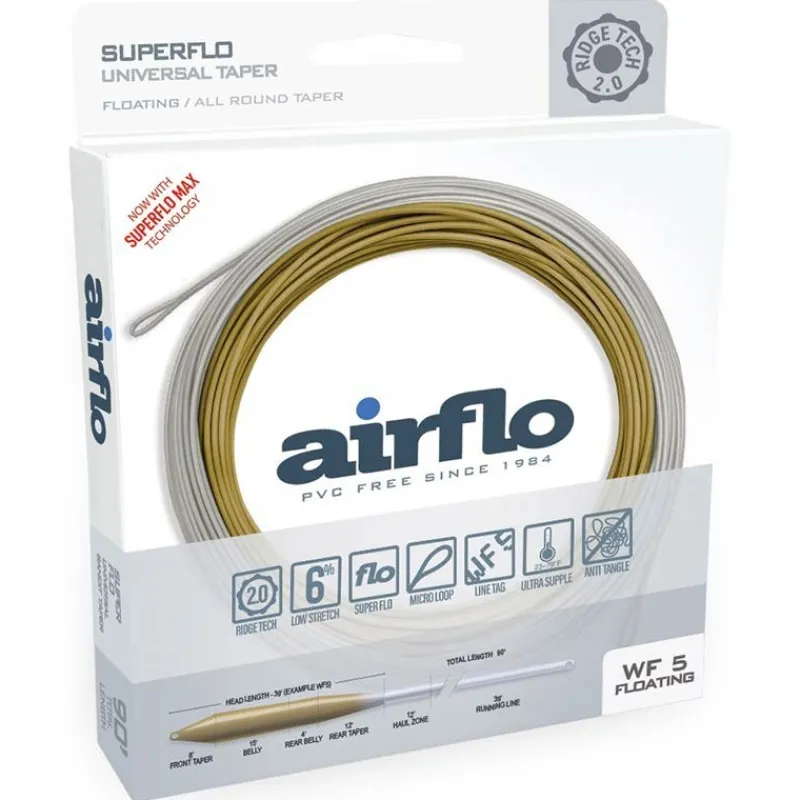 Airflo Soie Mouche Superflo Max Ridge 2.0 Universal Taper * Soies Mouche - Backing